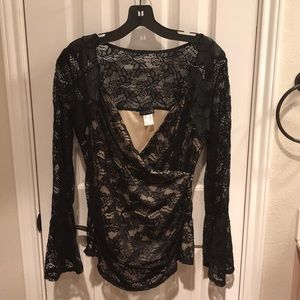 Black Lace Top
